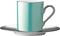 L.S.A. - Palazzo Koffiekop en Schotel 100 ml - Groen