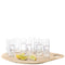 L.S.A. Palette Shot Set & Ash Board W28cm/L40cm Clear