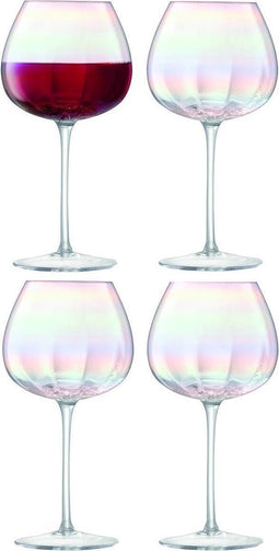L.S.A. Pearl Wijnglazen Rode Wijn - 460 ml - Set van 4 Stuks - Parelmoer