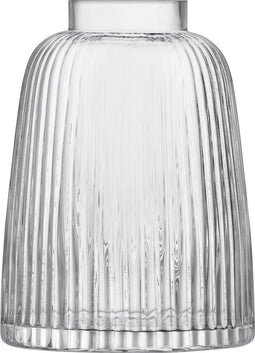 L.S.A. Pleat Vaas - Glas - 26 cm - Transparant