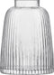 L.S.A. Pleat Vaas - Glas - 26 cm - Transparant