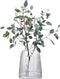 L.S.A. Pleat Vaas - Glas - 26 cm - Transparant