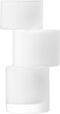 L.S.A. - Tier Vaas 26 cm - Glas - Wit -