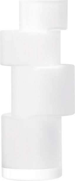 L.S.A. - Tier Vaas 35 cm - Glas - Wit