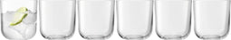 L.S.A. - Uno Glas 420 ml Set van 6 Stuks - Glas - Transparant -