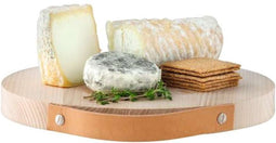 L.S.A. Utility Serveren Kaasplank Met Leren Handvat Ø 25 Cm