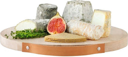 L.S.A. Utility Serveren Kaasplank Met Leren Handvat Ø 35 Cm