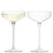 L.S.A. Wine Champagne Saucer 10oz Clear x 2 - Transparent / Glass