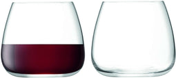L.S.A. Wine Culture Stemless Wine Glass 385 ml Set of 2 Pieces - Transparent / Glass