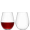 L.S.A. Wine Stemless Red Wine Glass 18oz Clear x 2 - Transparent / Glass