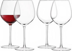 L.S.A. Wine Wijnglazen Rood - 400 ml - Set van 4 Stuks