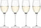 L.S.A. Wine Wijnglazen Wit - 340 ml - Set van 4 Stuks
