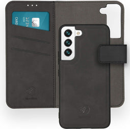 iMoshion Hoesje Geschikt voor Samsung Galaxy S22 Hoesje Met Pasjeshouder - iMoshion Uitneembare 2-in-1 Luxe Bookcase - Zwart