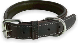 ZenXstore Halsband Hond 100% Echt Leer, Met beschermend laagje 54cm X 3cm