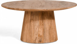 Mokka Bijzettafel Lichtbruin Ø80cm