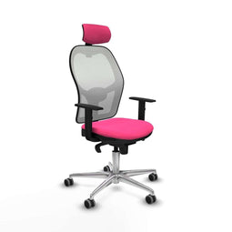 Jorquera Piqueras y Crespo 1D086G2 - Bureaustoel met hoofdsteun - Verstelbare hoogte - Roze