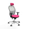 Jorquera Piqueras y Crespo 1D086G2 - Bureaustoel met hoofdsteun - Verstelbare hoogte - Roze