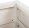 vidaXL - Plantenbak - 80x36x35 - cm - polypropeen - wit