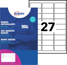 Naambadge etiket avery l4784-20 63.5x29.6mm 540st | 5 stuks