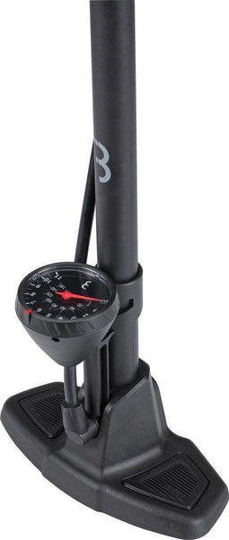 BBB Cycling AirWave BFP-20 - Vloerpomp met Drukmeter 9 Bar - Ergonomische Hendel - Zwart