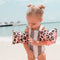 Swim Essentials Rosé Gouden Panterprint - Zwembandjes 0-2 jaar