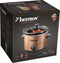 Bestron ASC150CO - Slowcooker 1.5L - 3 programma's keramische pan glazen deksel koper