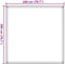 vidaXL - Tenttapijt - 200x200 - cm - antracietkleurig - en - wit