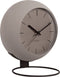 Table clock Nirvana Globe warm grey