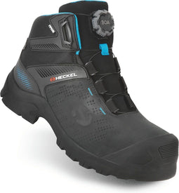 Heckel MACCROSSROAD 3.0 S3 HIGH BOA 6736343 Hoge veiligheidsschoenen S3 Schoenmaat (EU): 43 Zwart, Geel 1 paar