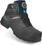 Heckel MACCROSSROAD 3.0 S3 HIGH BOA 6736343 Hoge veiligheidsschoenen S3 Schoenmaat (EU): 43 Zwart, Geel 1 paar