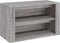 vidaXL - Schoenenrek - 75x35x45 - cm - bewerkt - hout - grijs - sonoma - eikenkleur