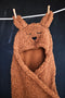 Jollein Wikkeldeken Bunny - Omslagdoek - 100x105cm - Caramel