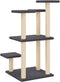 vidaXL - Krabpalen - met - platforms - 98,5 - cm - donkergrijs