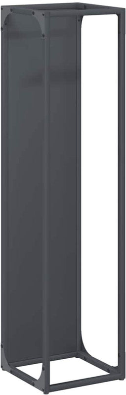 vidaXL - Brandhoutrek - 25x25x100 - cm - koudgewalst - staal - antracietkleurig