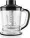 Taurus Bapi 1200 Premium Plus Inox Blender voor op aanrecht Zwart, Transparant 1200 W