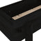 vidaXL - Plantenbak - verhoogd - 121x30x38 - cm - massief - grenenhout - zwart