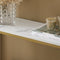 SoBuy FSB29-G - Console Tafel - Gouden Metalen Frame - 80x75x30 cm