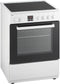 ETNA FIV760WIT - Vrijstaand inductie fornuis - 4 kookzones - Elektrische oven 65L - Wit - 60 cm