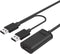 Unitek Y-278 - USB-kabel 10 m - 2x USB A - Zwart