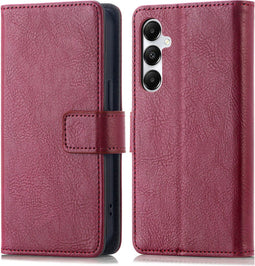 imoshion Samsung Galaxy A35 - Luxe Bookcase - Ruimte voor 3 pasjes - Bordeaux