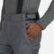 Rossignol Ski Pants - Heren skibroek - Afneembare bretels 20000 mm waterdicht - Grijs - maat XXL