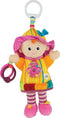 Lamaze Mijn Vriendin Emily - Grijp- en bijtspeelgoed - Educatief Babyspeelgoed - Knuffel - Spelen en ontdekken