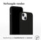 Accezz Liquid Silicone Backcover - MagSafe - Schokabsorberend - Zwart (iPhone 15 Plus)