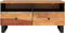 vidaXL - Salontafel - 80x54x40 - cm - massief - acaciahout - en - bewerkt - hout