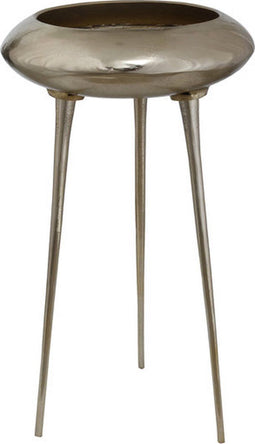 PTMD Tapp Gold casted aluminium planter on legs S