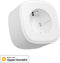 Meross MSS210 - Smart Wi-Fi Plug - Werkt met Apple HomeKit Amazon Alexa Google Assistent - Wit