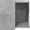 vidaXL - Kattenbakkast - 53x53x51 - cm - bewerkt - hout - betongrijs