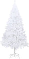 vidaXL - Kunstkerstboom - met - dikke - takken - 120 - cm - PVC - wit