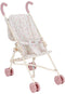 Little Dutch Poppenbuggy - Flowers & Butterflies - Inklapbaar lichtgewicht - Roze