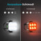 Inlustro LED Fietslamp Set - Voorlicht / Achterlicht - USB Oplaadbaar / Waterdicht - Rood en Wit
